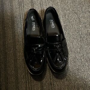 Jones New York Black Patent Loafers